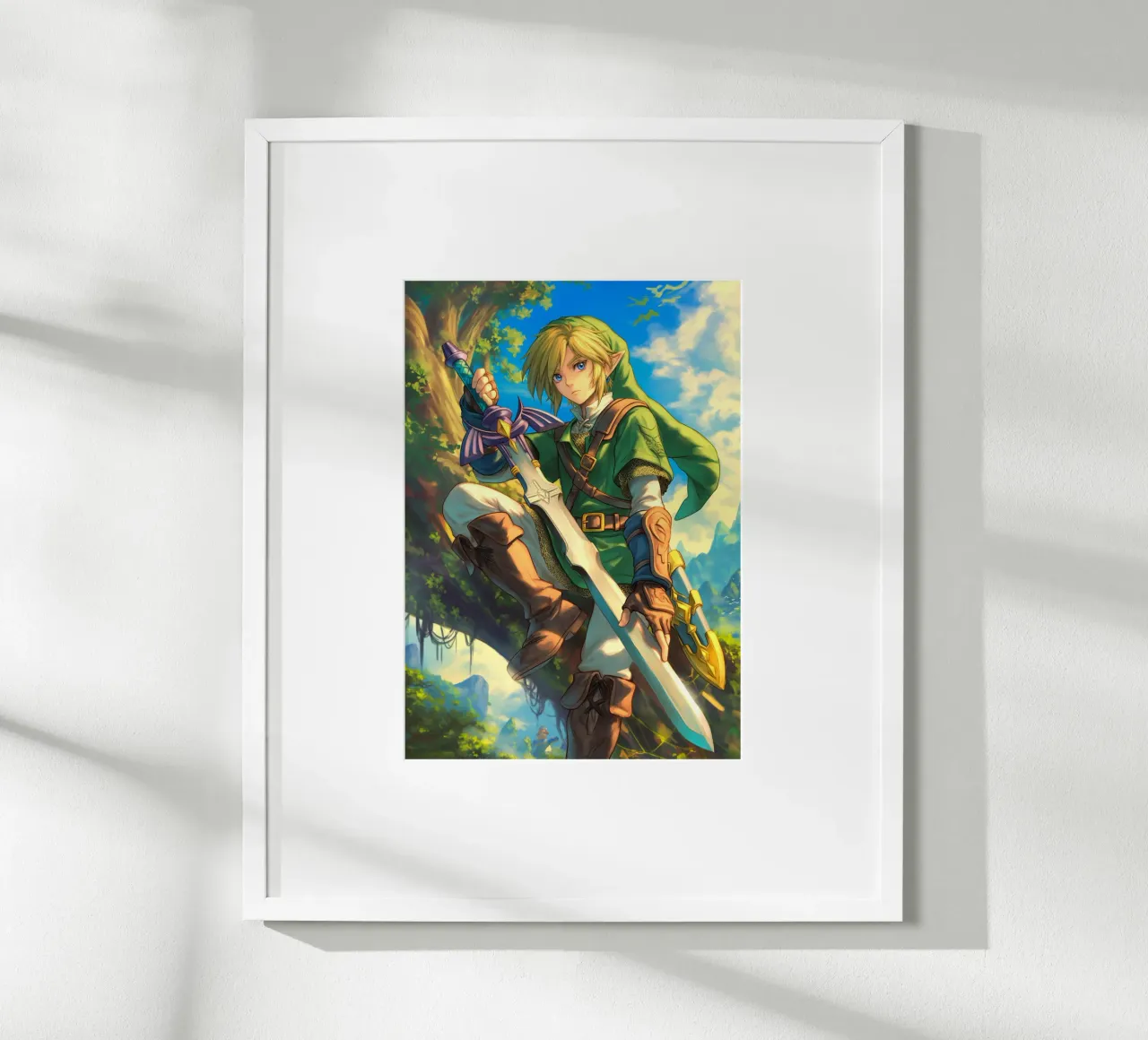 Link Legend of Zelda Hahnemühle von Stellar Creative