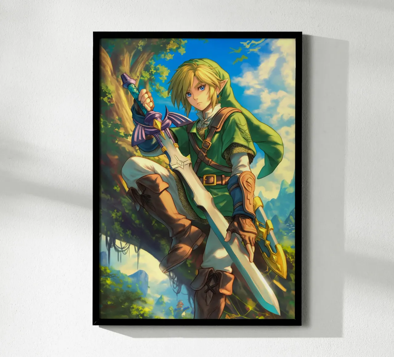 Link Legend of Zelda Hahnemühle von Stellar Creative