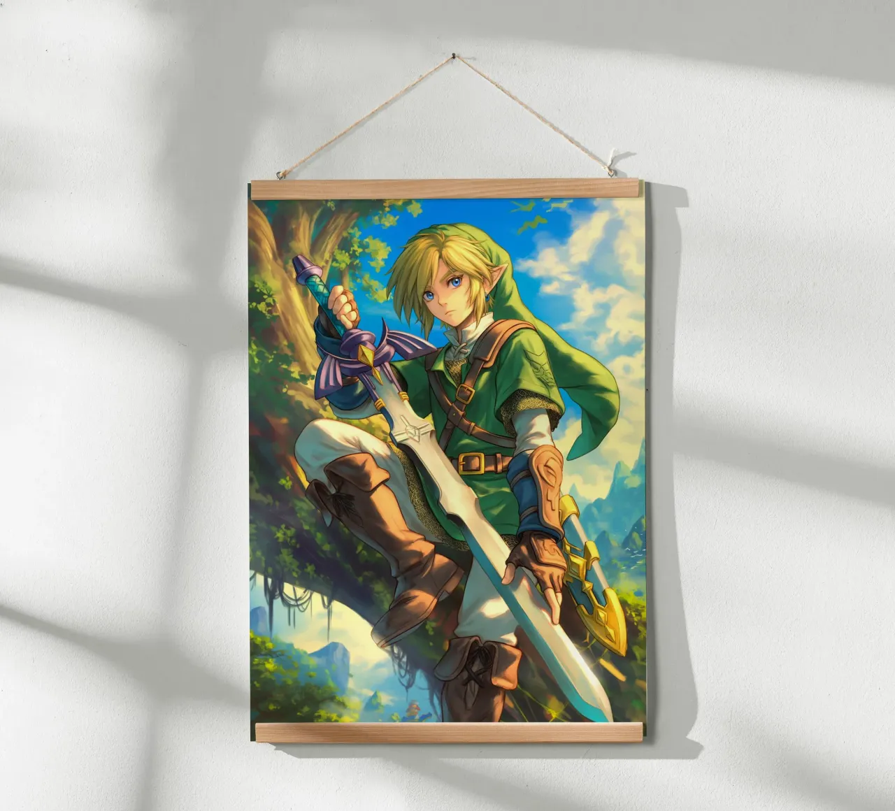 Link Legend of Zelda Hahnemühle von Stellar Creative