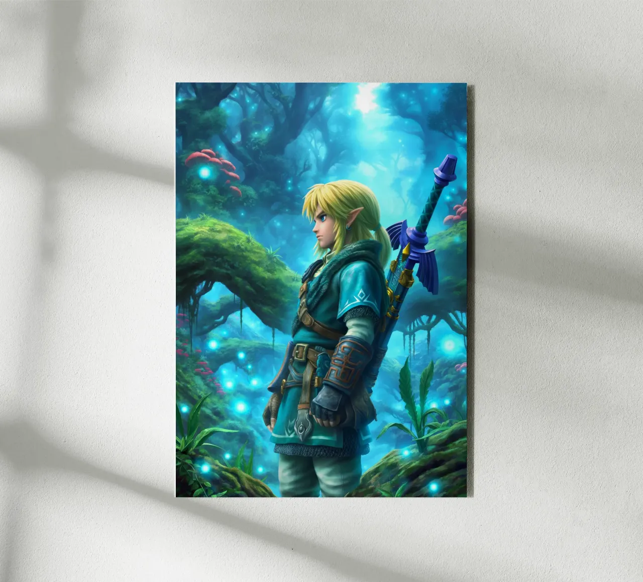 Link Legend of Zelda alluminio dibond da Stellar Creative