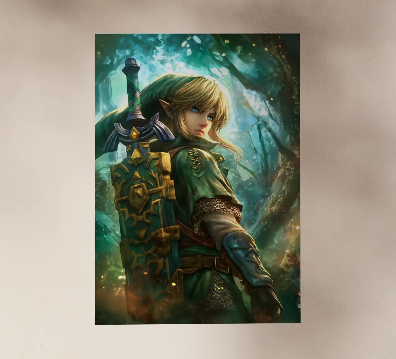 Link Legend of Zelda pellicola backlit da Stellar Creative