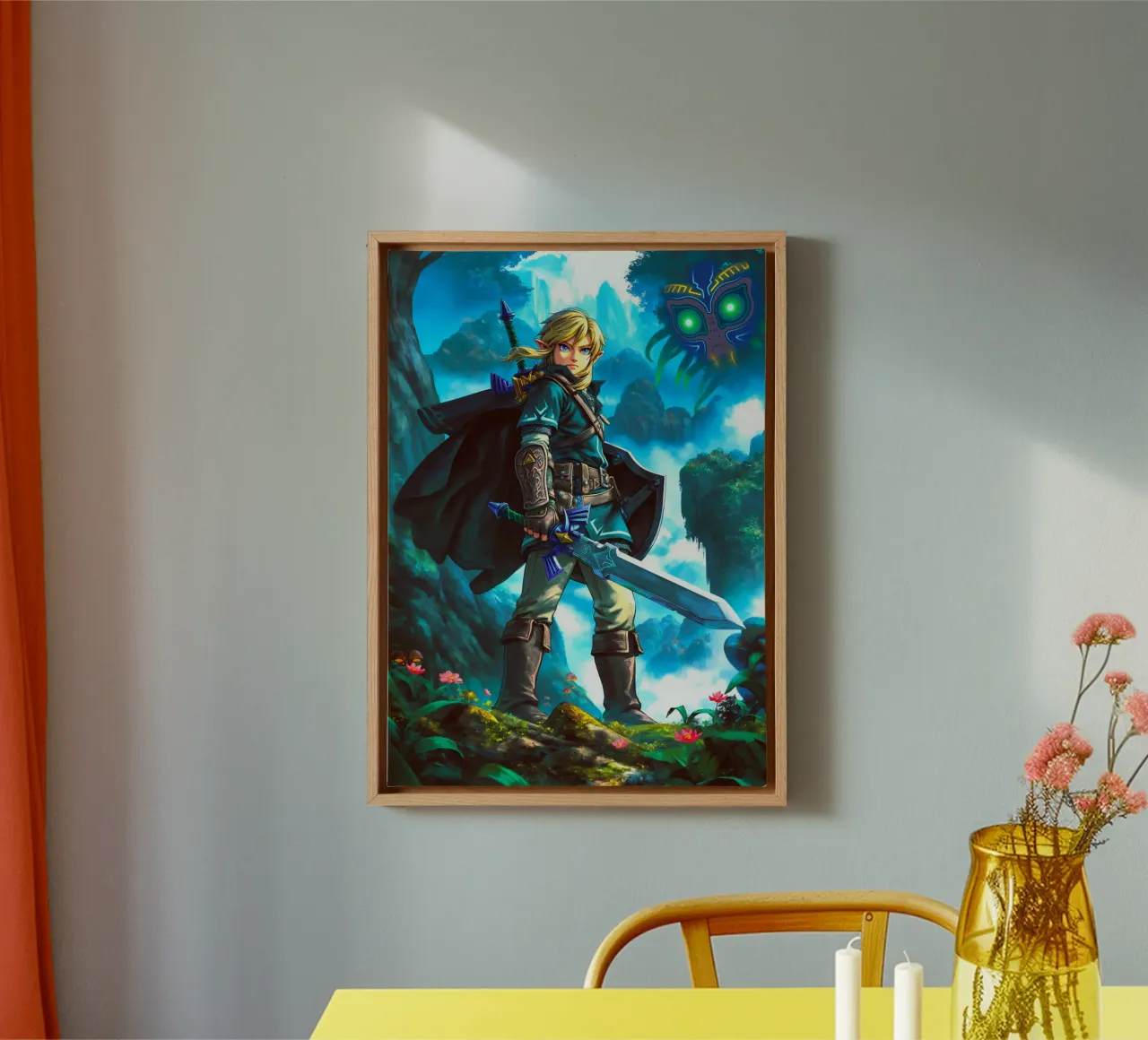 Link Legend of Zelda canvas van Stellar Creative