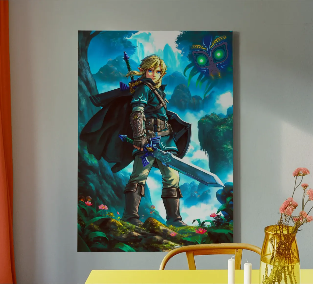 Link Legend of Zelda canvas van Stellar Creative