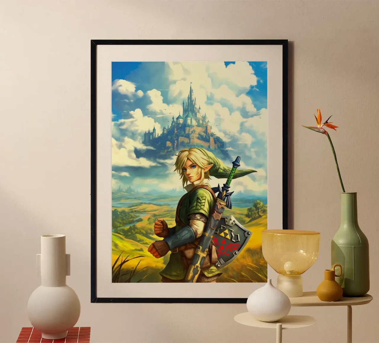 Link from The Legend of Zelda carta hahnemühle da Stellar Creative