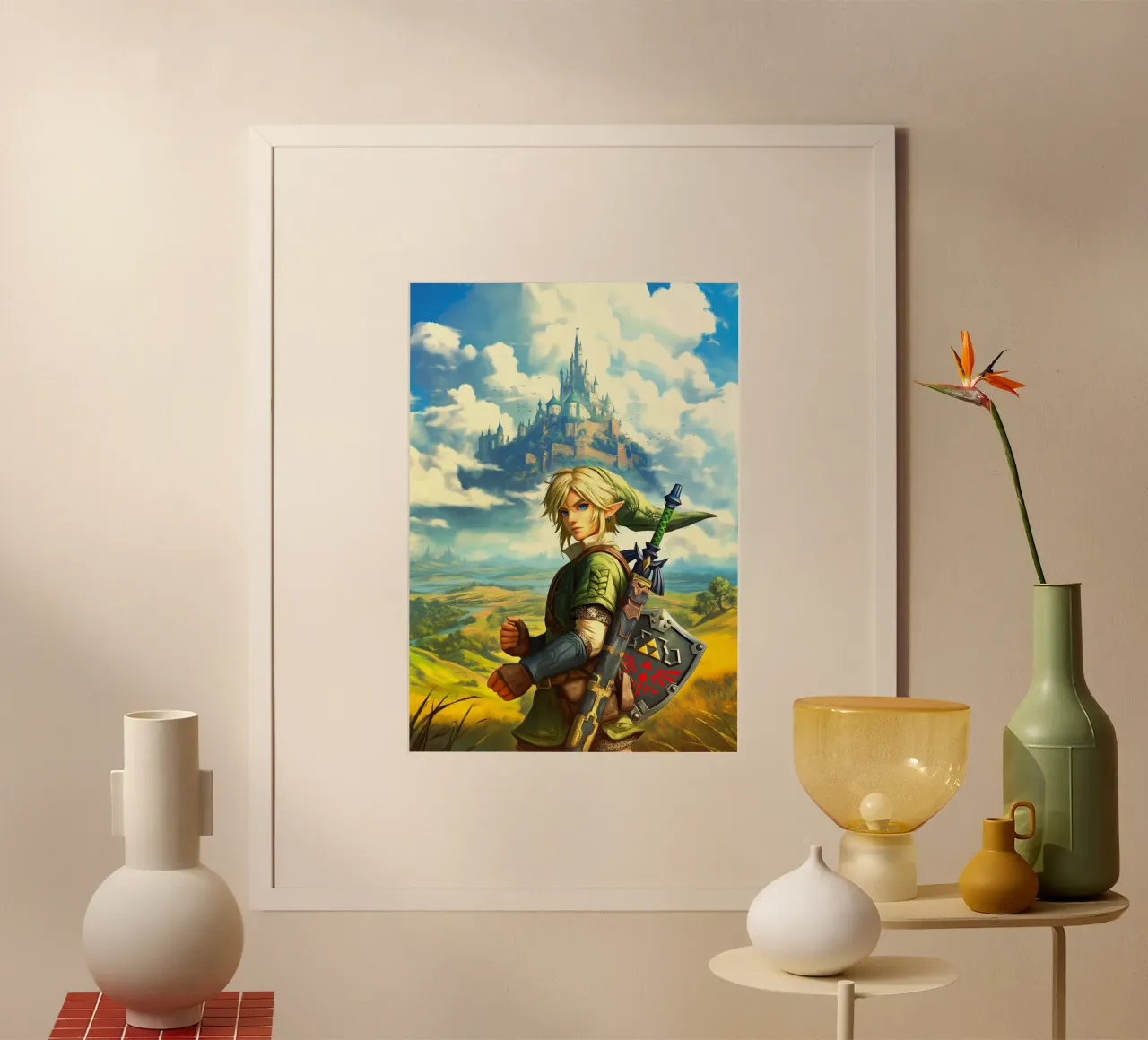 Link from The Legend of Zelda carta hahnemühle da Stellar Creative