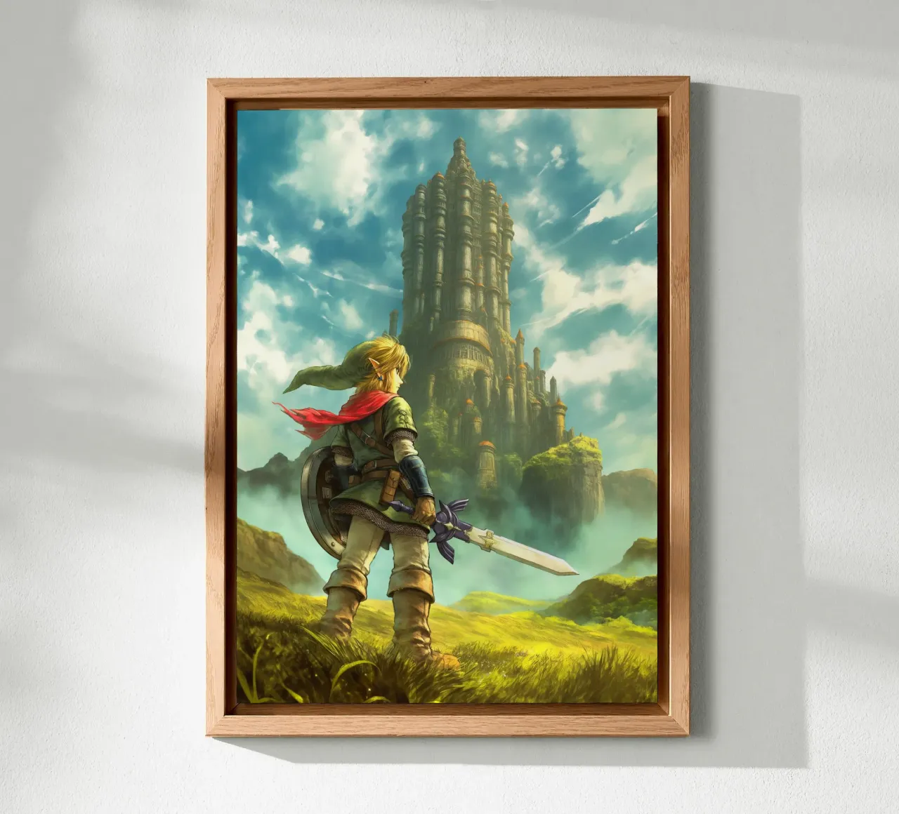 Link from The Legend of Zelda Alu-Dibond von Stellar Creative