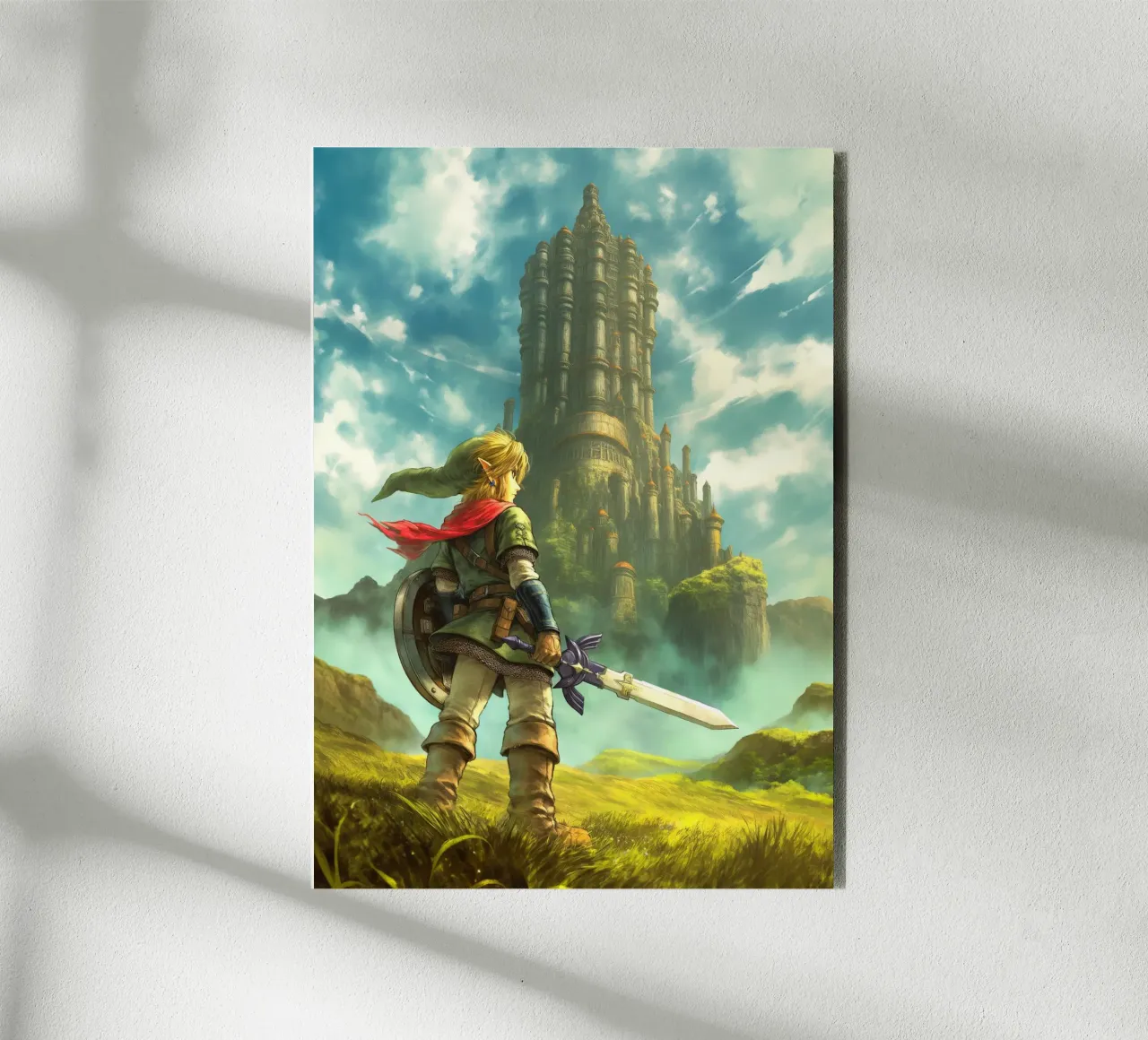 Link from The Legend of Zelda Alu-Dibond von Stellar Creative