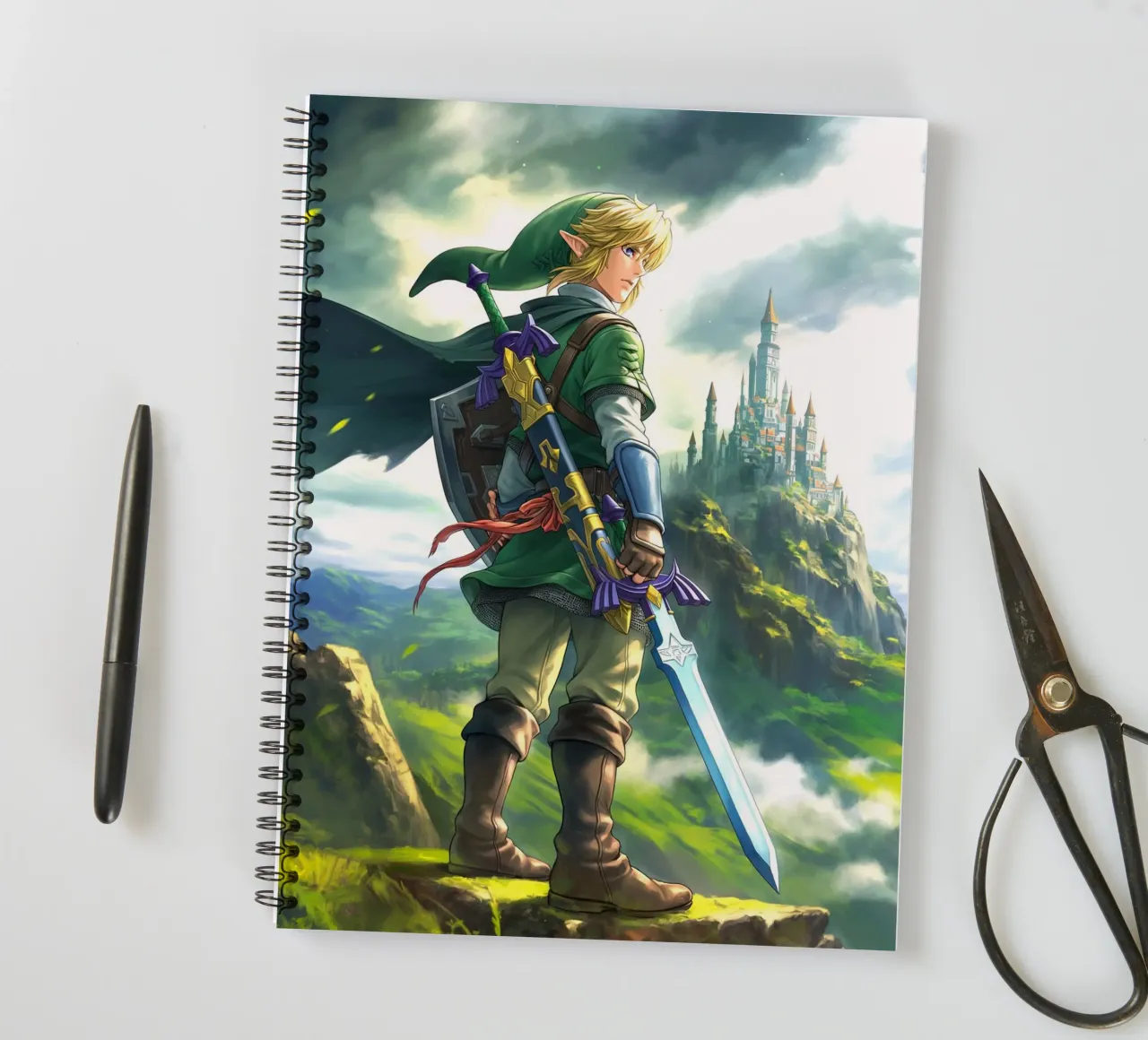 Link from The Legend of Zelda diario ad anelli da Stellar Creative