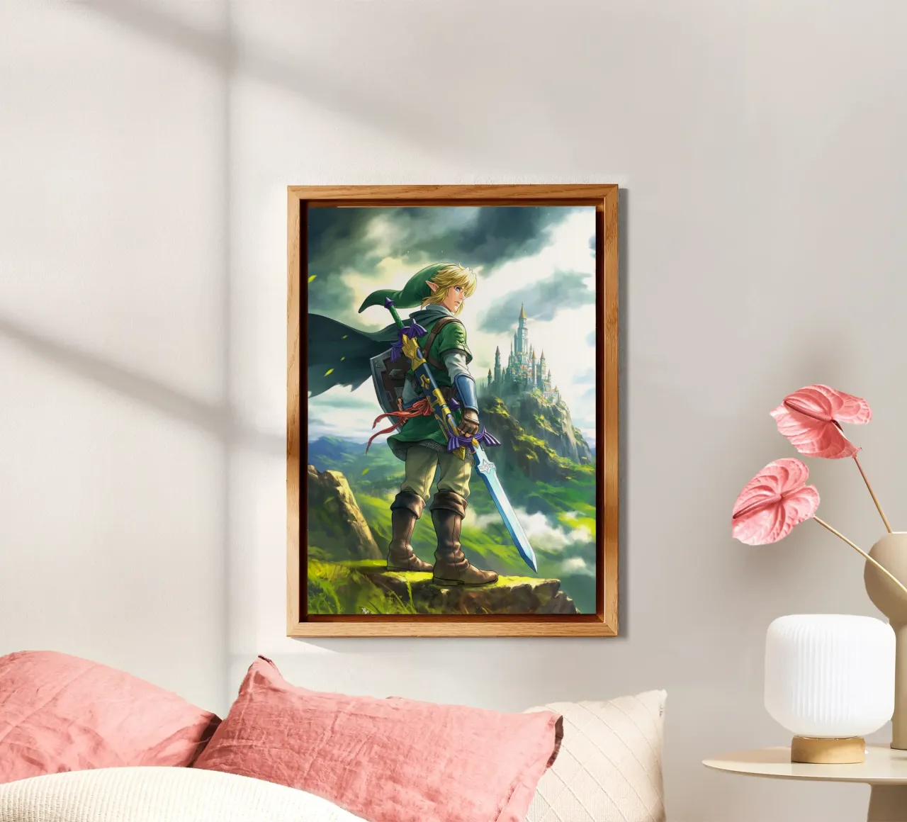 Link from The Legend of Zelda alluminio dibond da Stellar Creative