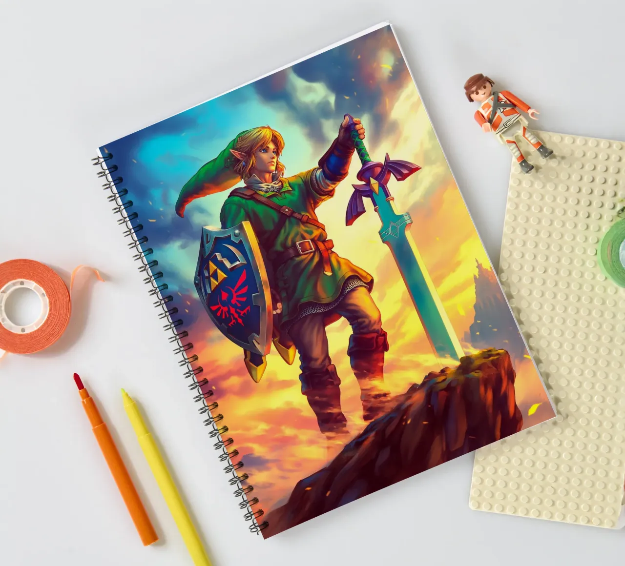 Link from The Legend of Zelda diario ad anelli da Stellar Creative