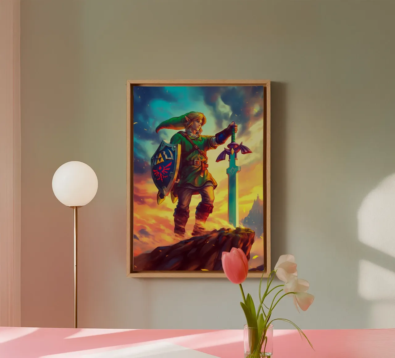 Link from The Legend of Zelda tela da Stellar Creative