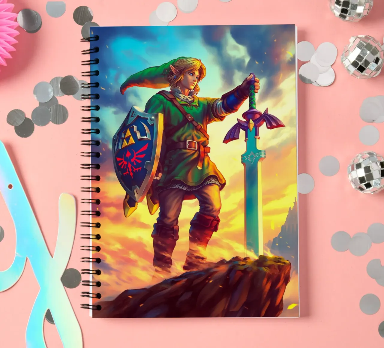 Link from The Legend of Zelda diario ad anelli da Stellar Creative
