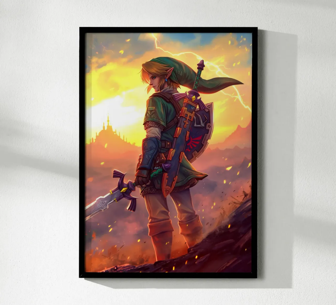 Link from The Legend of Zelda carta hahnemühle da Stellar Creative