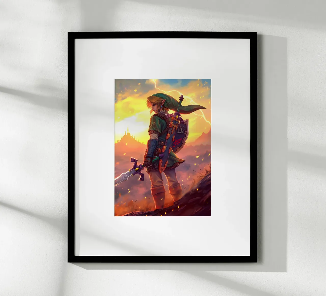Link from The Legend of Zelda carta hahnemühle da Stellar Creative
