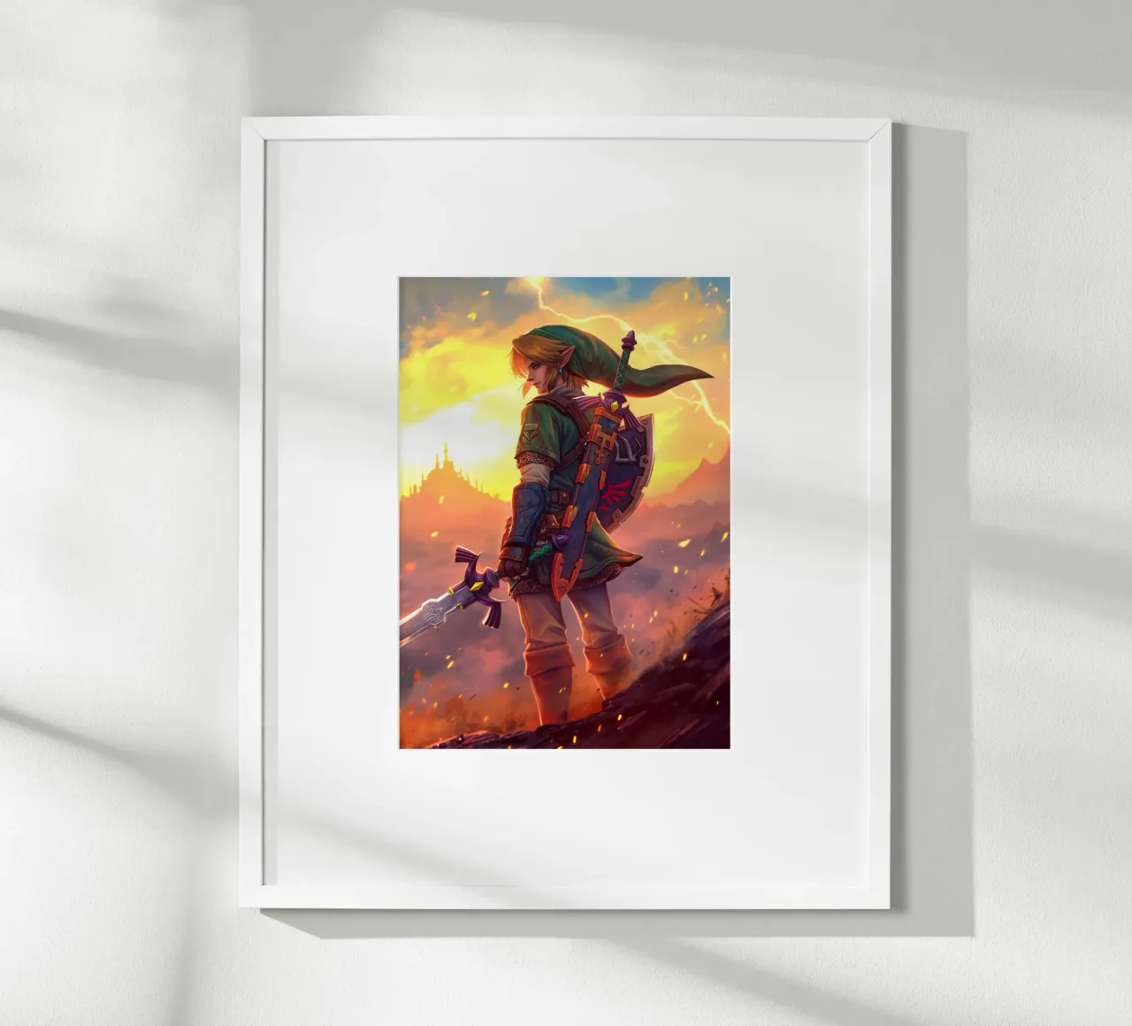 Link from The Legend of Zelda carta hahnemühle da Stellar Creative