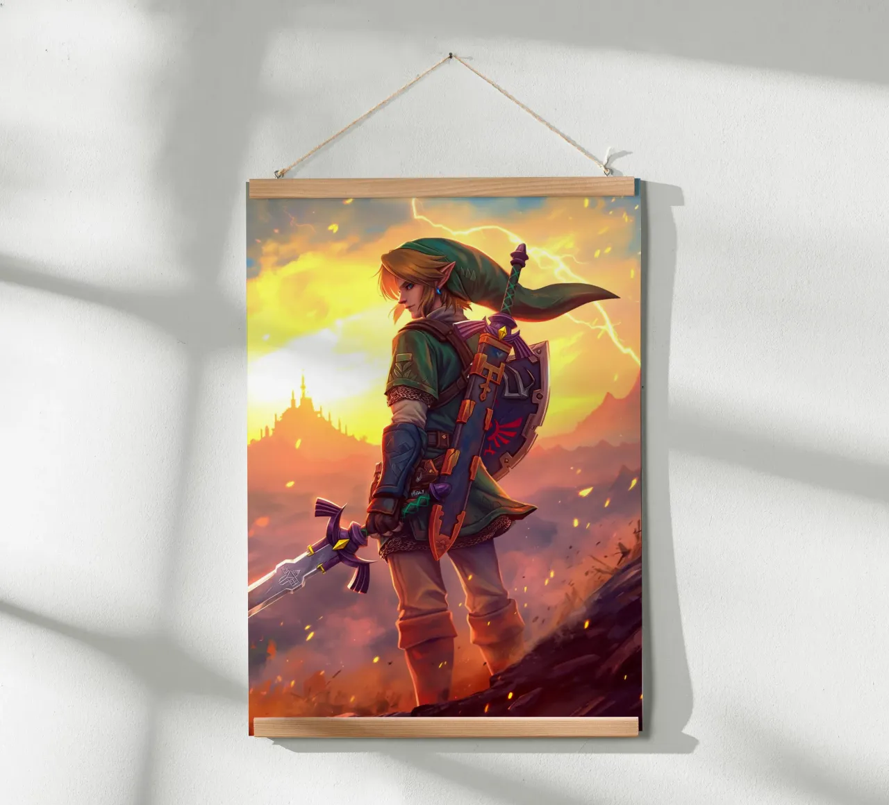 Link from The Legend of Zelda carta hahnemühle da Stellar Creative