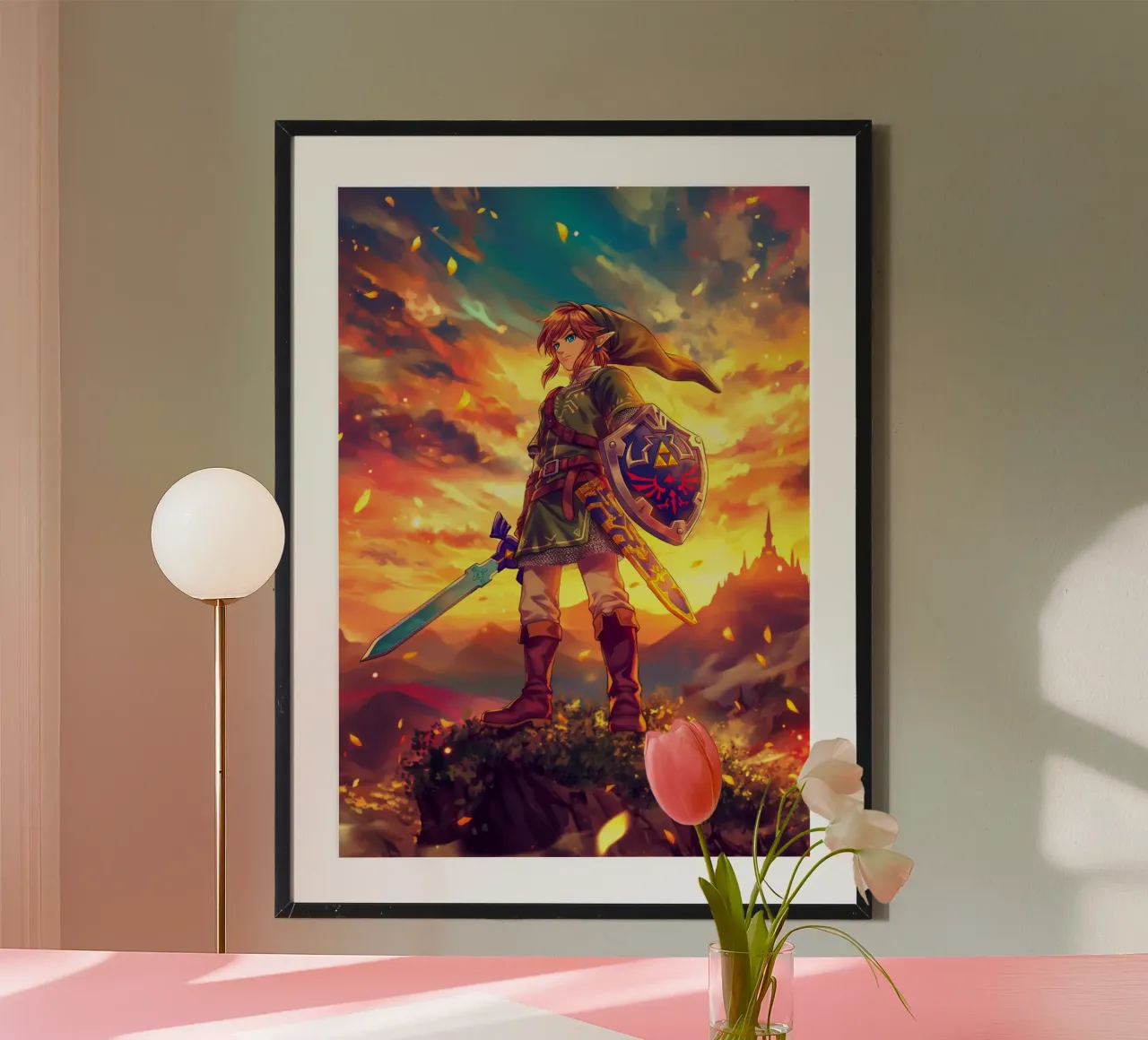 Link from The Legend of Zelda carta hahnemühle da Stellar Creative