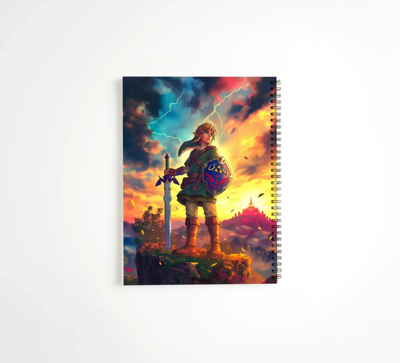 Link from The Legend of Zelda spiral notebook by Stellar Creative