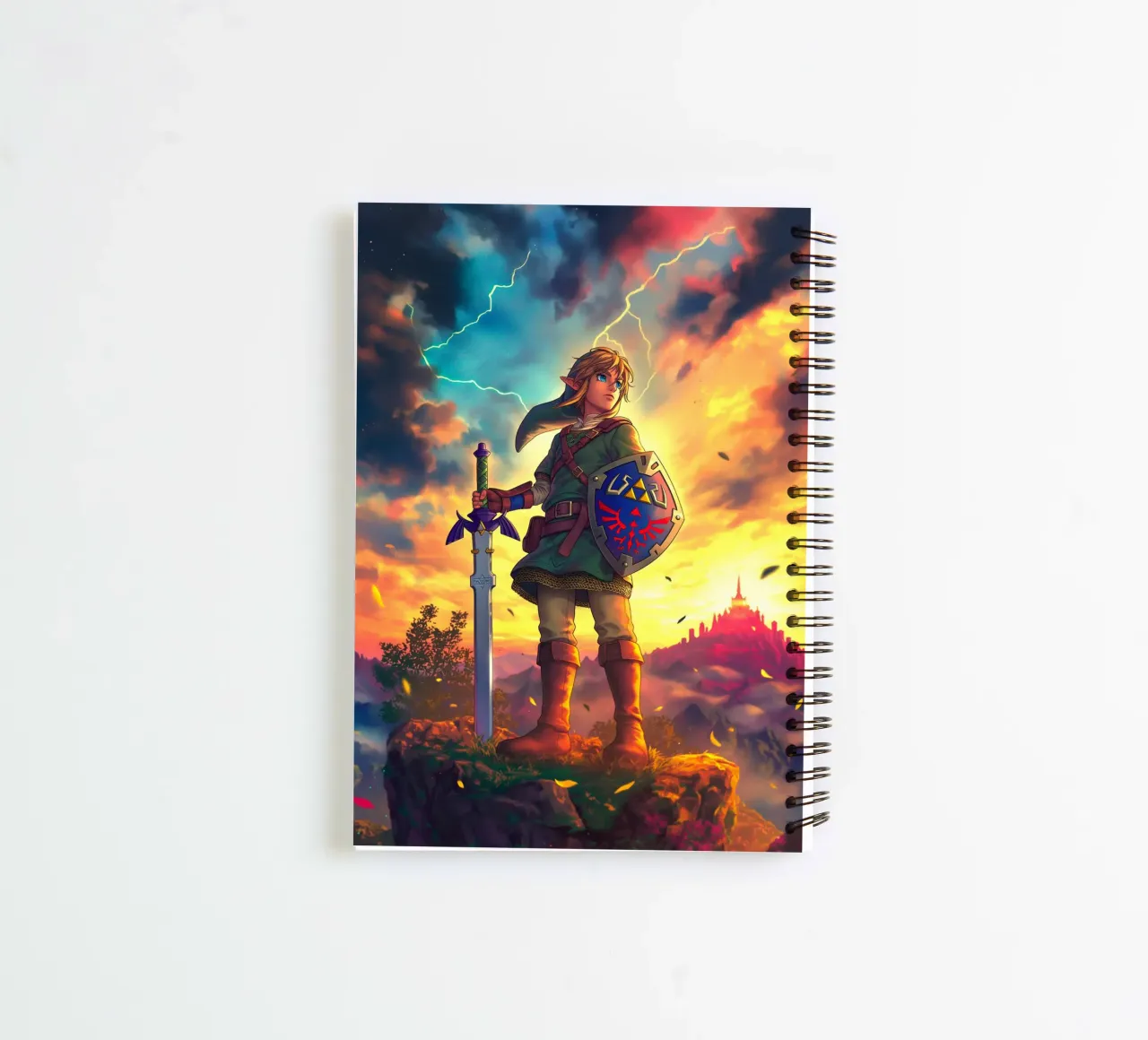 Link from The Legend of Zelda spiral notebook by Stellar Creative