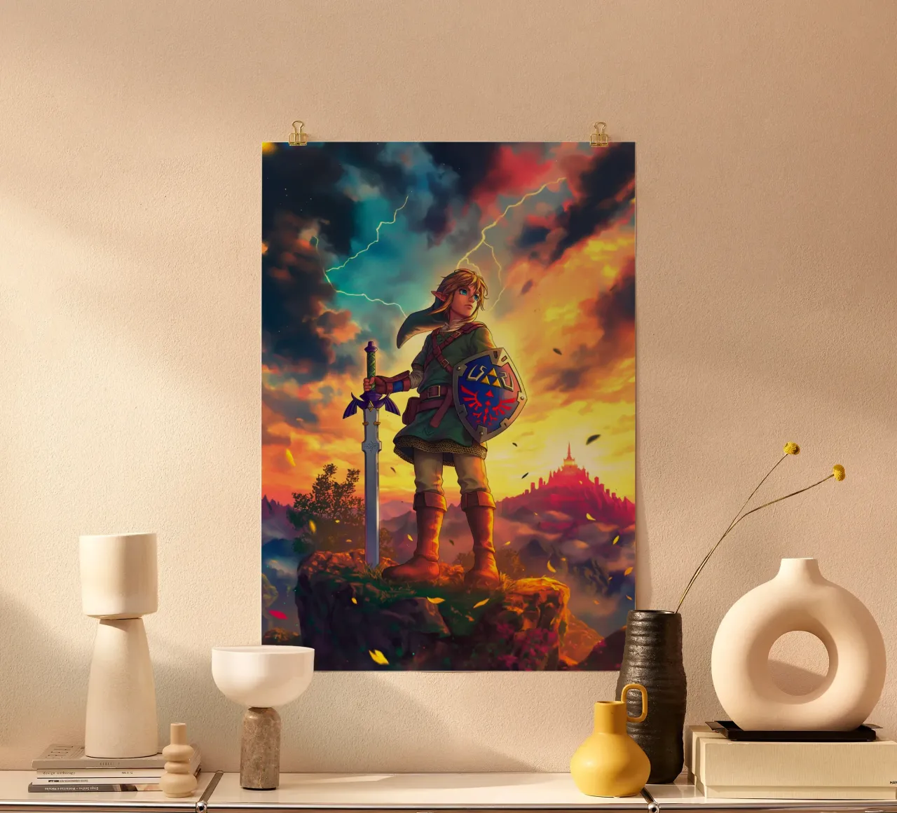 Link from The Legend of Zelda poster da Stellar Creative