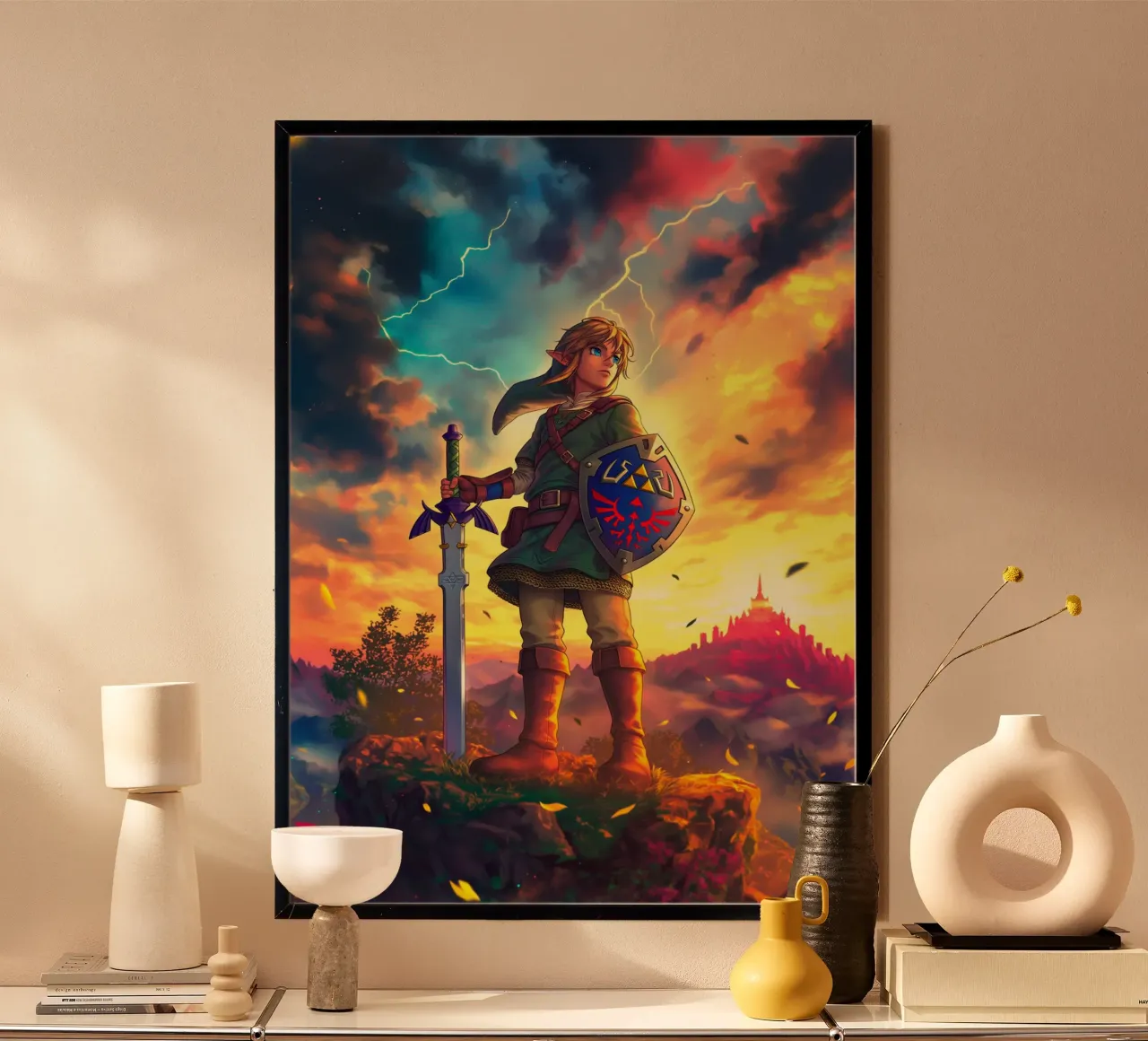 Link from The Legend of Zelda poster da Stellar Creative