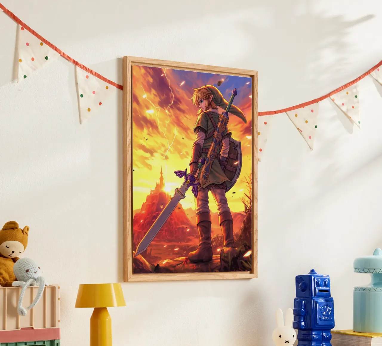Link from The Legend of Zelda acryl van Stellar Creative