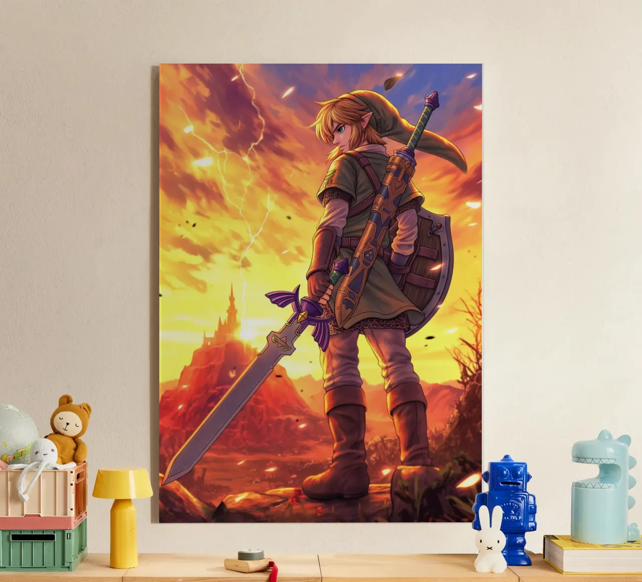 Link from The Legend of Zelda acryl van Stellar Creative