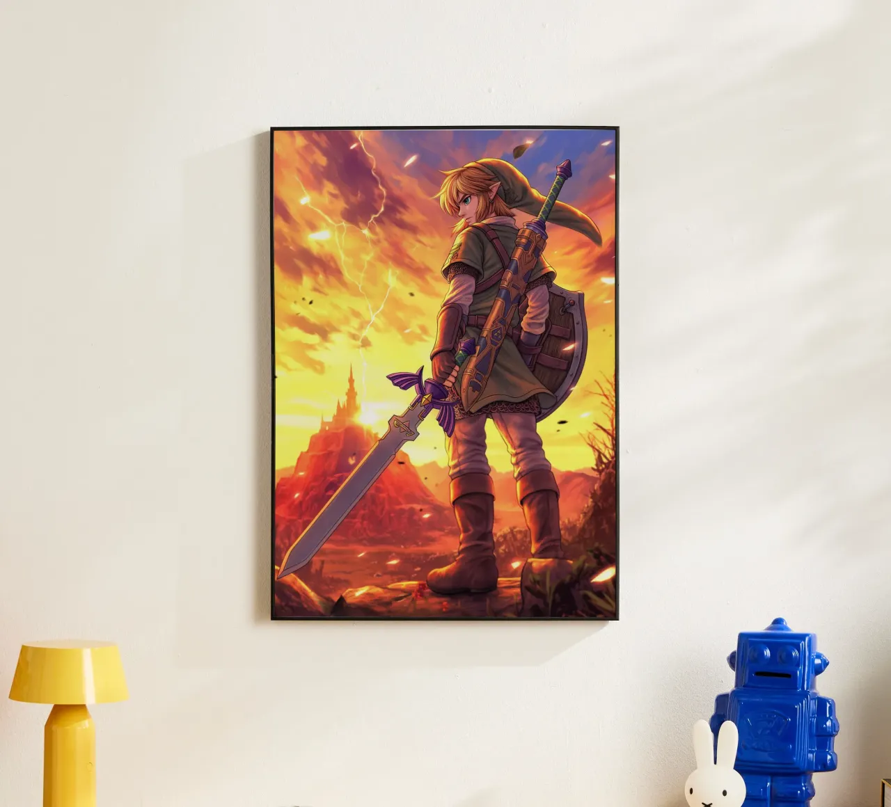 Link from The Legend of Zelda Alu-Dibond von Stellar Creative