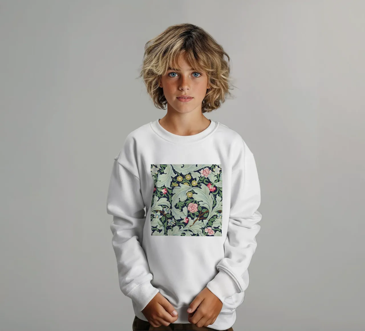Design floreale William Morris felpa bambino da William Store