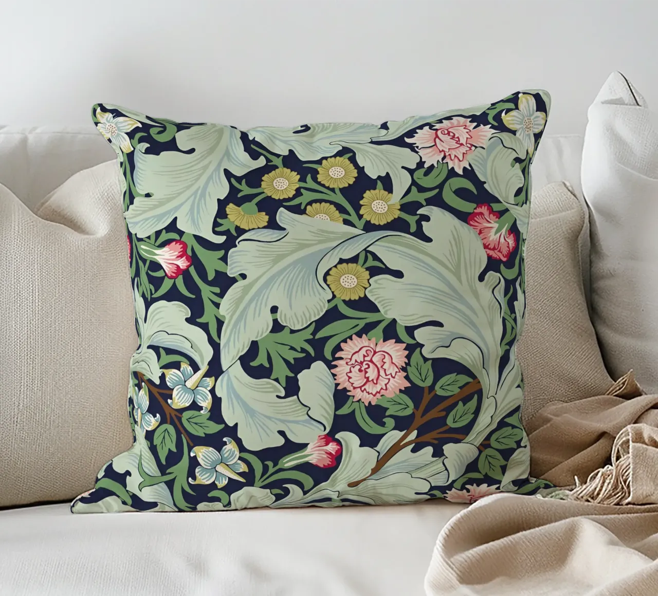 Design floreale William Morris cuscino da William Store