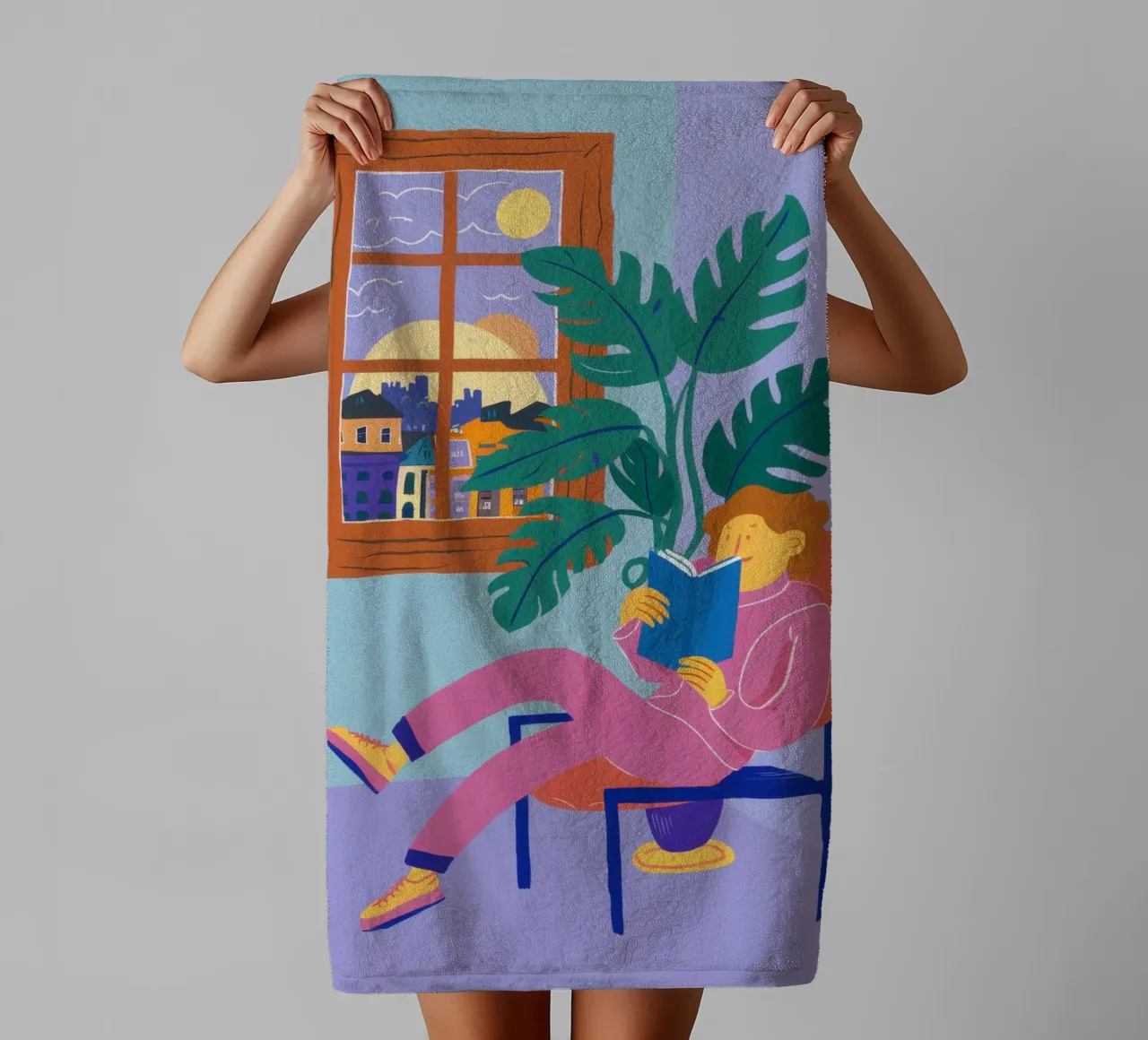 Gouden Uur Rust badhanddoek van Sun Riser