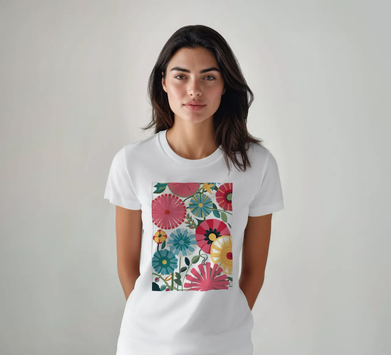 Campo di fiori caleidoscopico t-shirt da Sun Riser