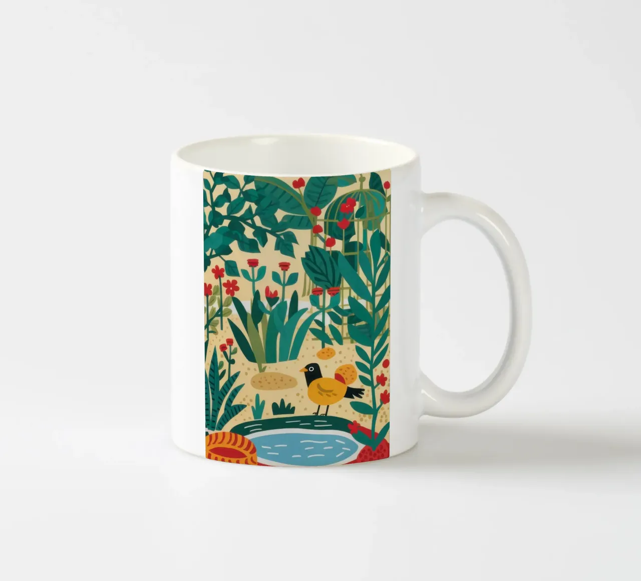 Oasi per gatti in giardino tazza in ceramica da Sun Riser