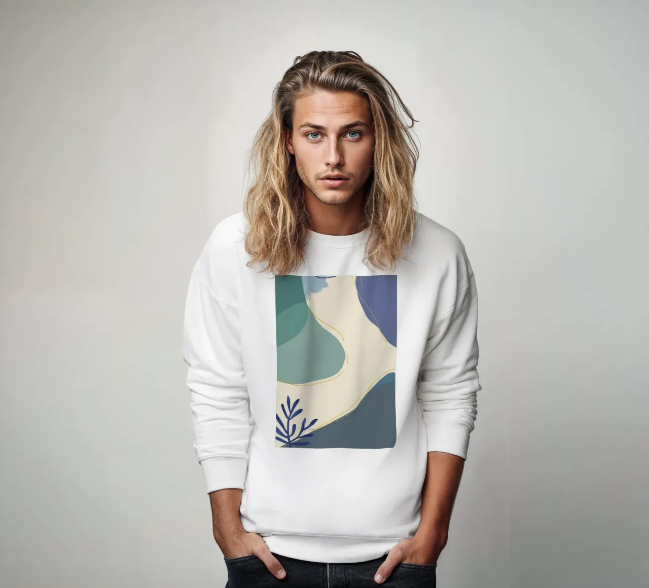 Forme serene e fluide felpa da Sun Riser