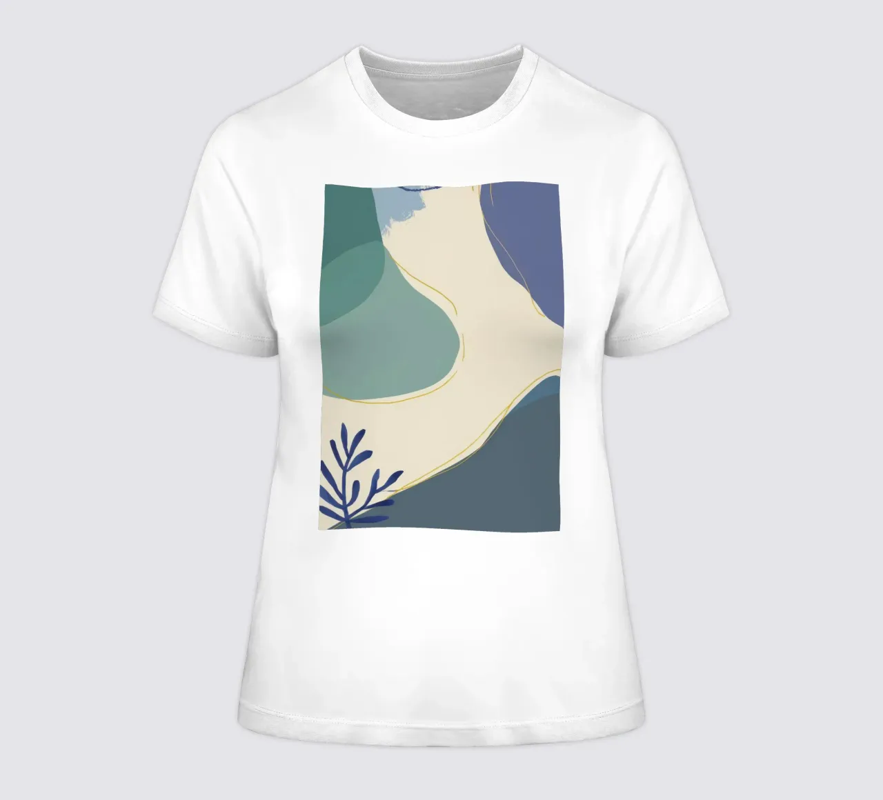 Forme serene e fluide t-shirt da donna da Sun Riser