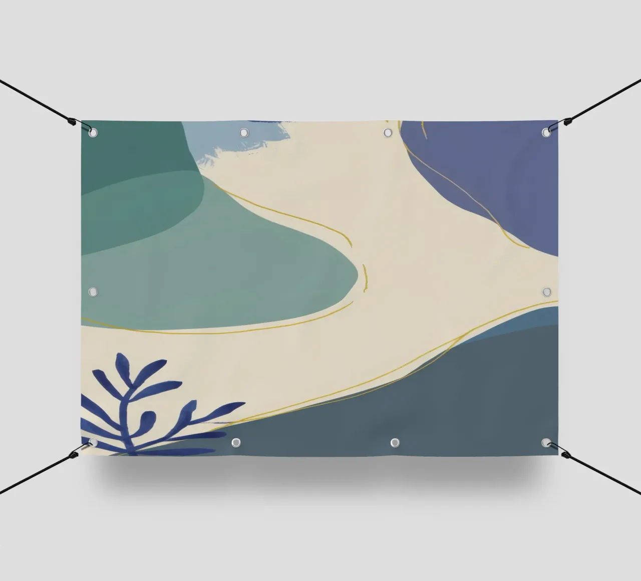 Forme serene e fluide telo in pvc da Sun Riser