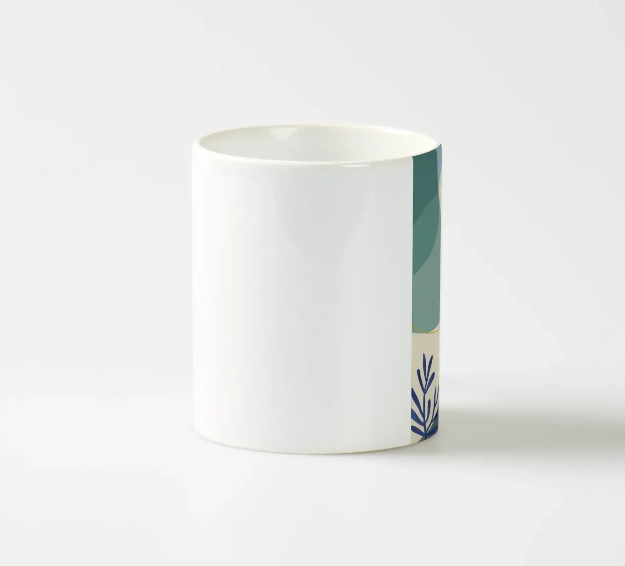 Forme serene e fluide tazza in ceramica da Sun Riser