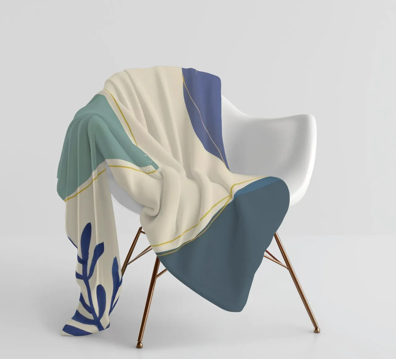 Forme serene e fluide coperta in pile da Sun Riser