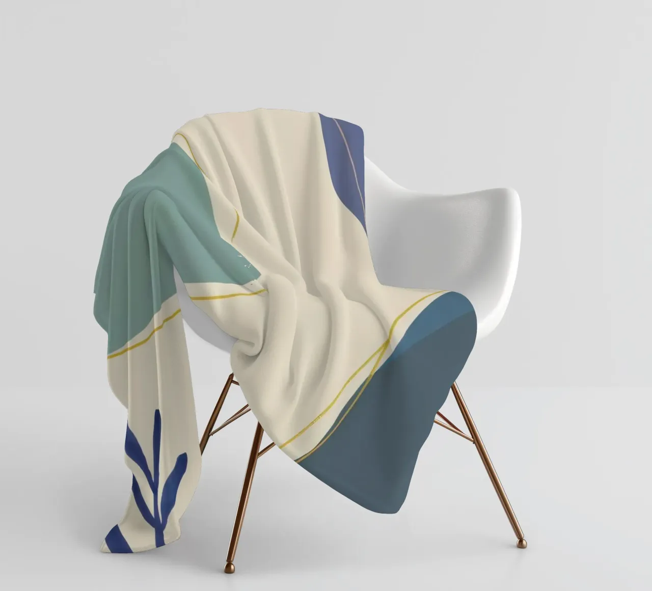 Forme serene e fluide coperta in pile da Sun Riser
