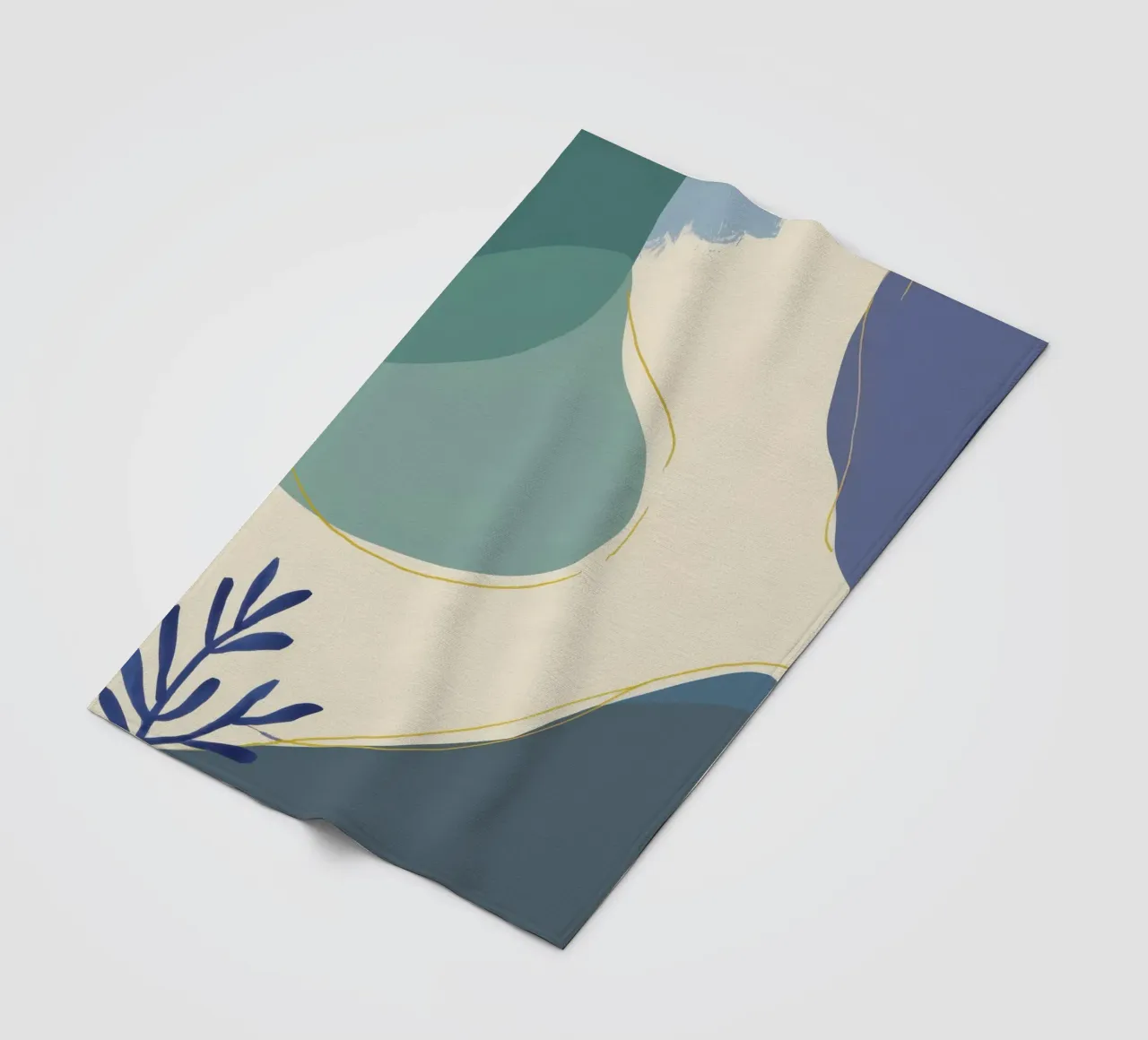 Forme serene e fluide coperta in pile da Sun Riser