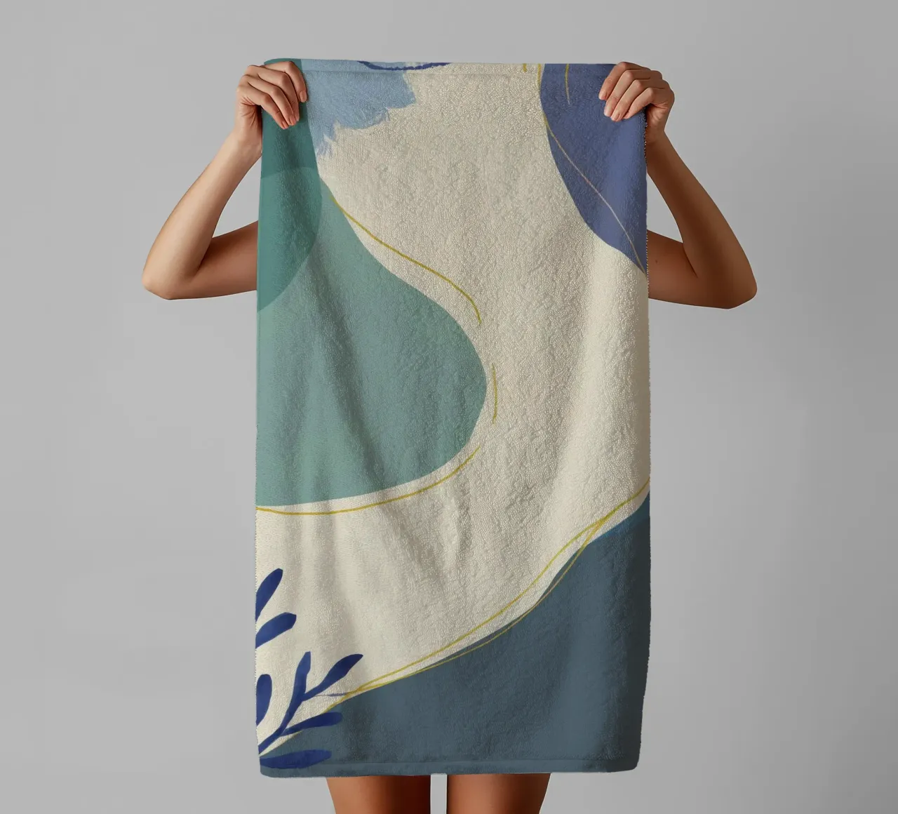 Forme serene e fluide asciugamano da bagno da Sun Riser