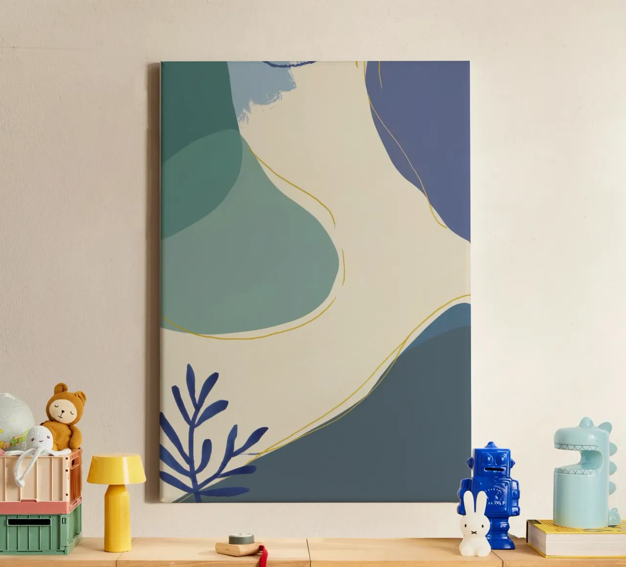 Forme serene e fluide tela da Sun Riser