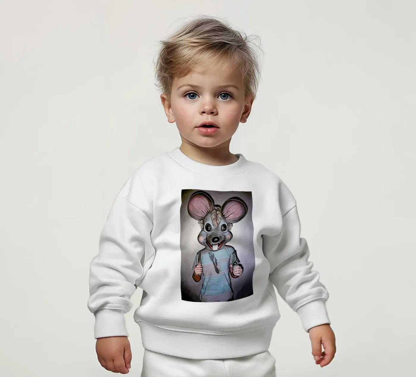 Présentation sweat pour bébé de Jérôme Romain