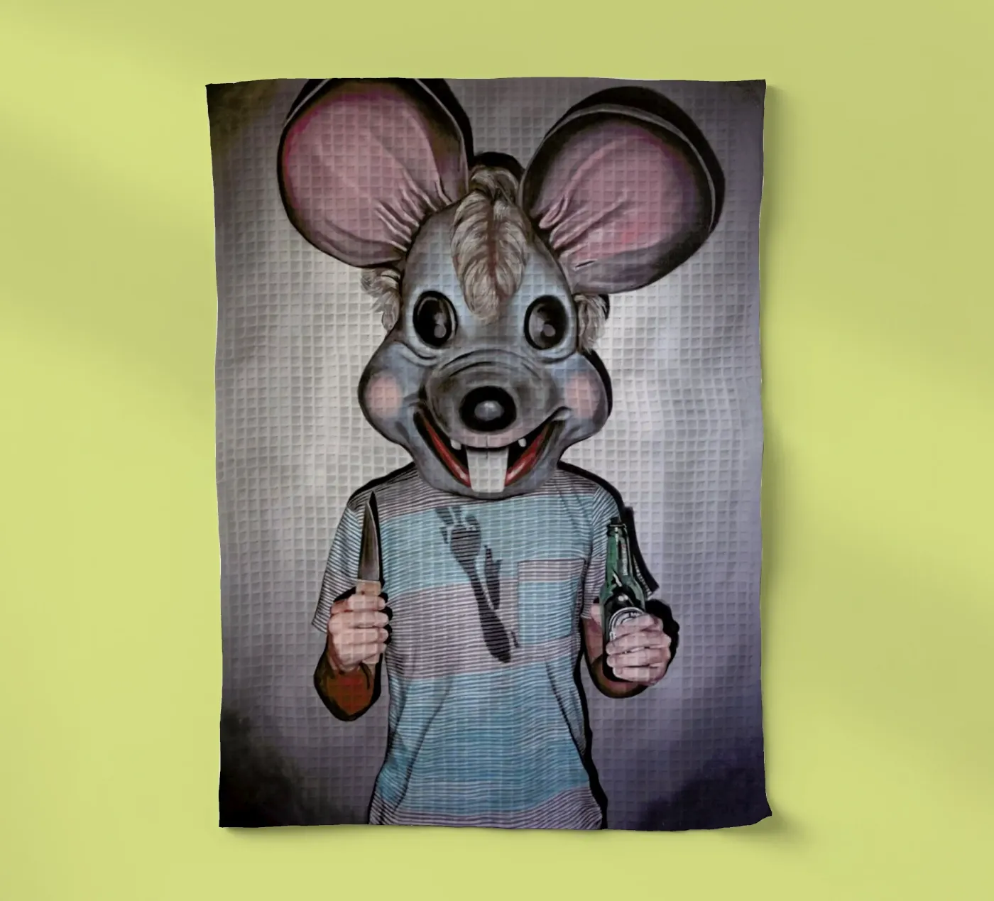 Présentation tea towel by Jérôme Romain