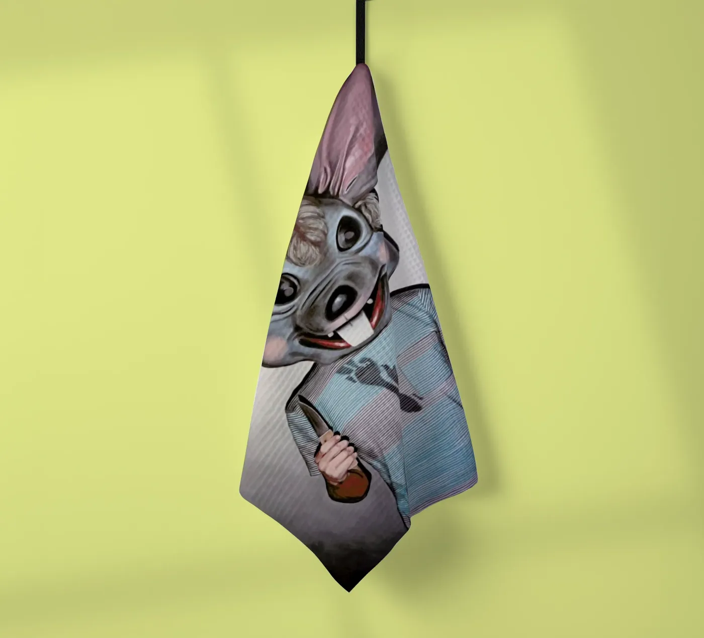 Présentation tea towel by Jérôme Romain