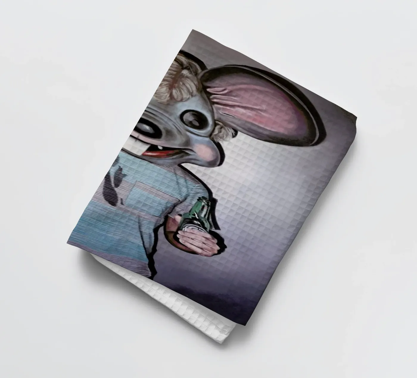 Présentation tea towel by Jérôme Romain