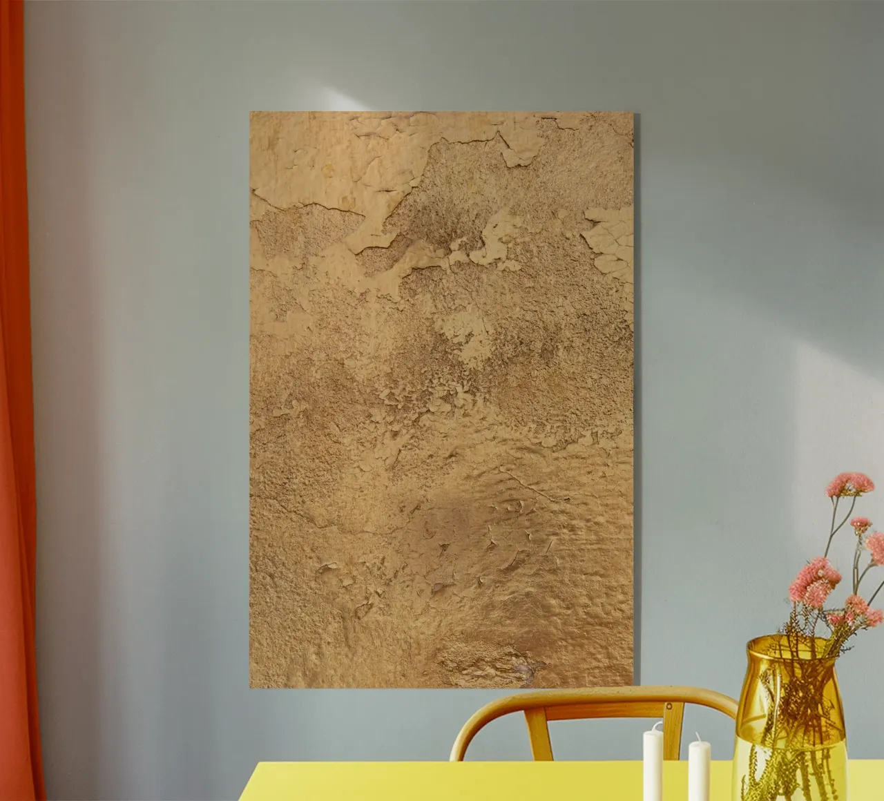 Parete d'oro plexiglass da susea