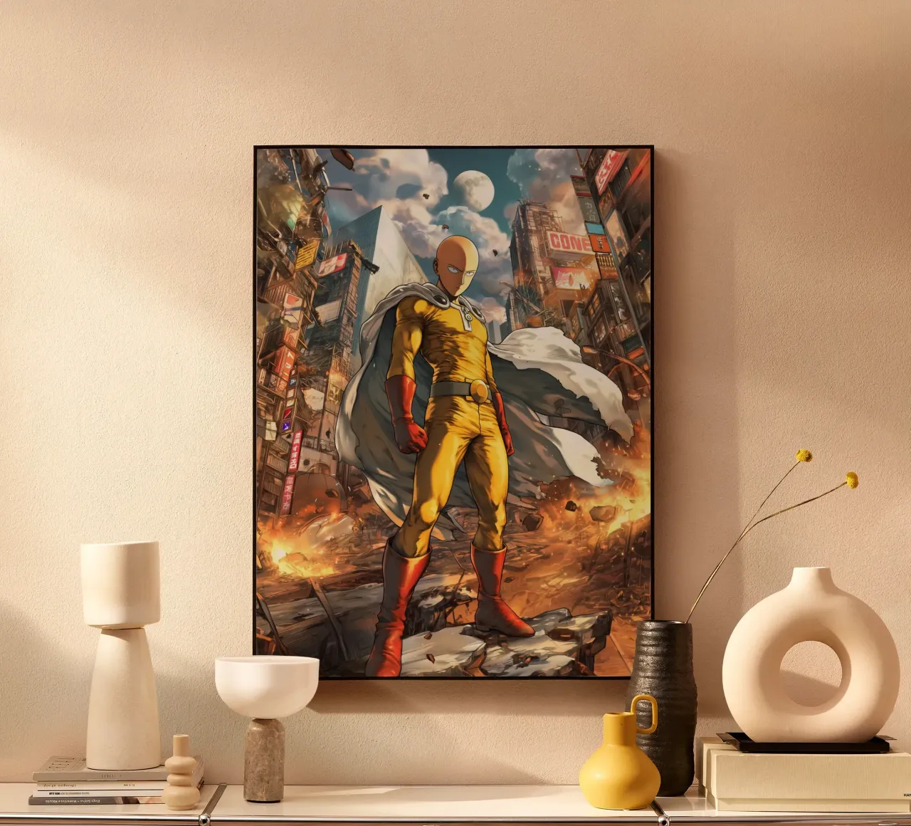 One Punch Man alluminio dibond da Stellar Creative