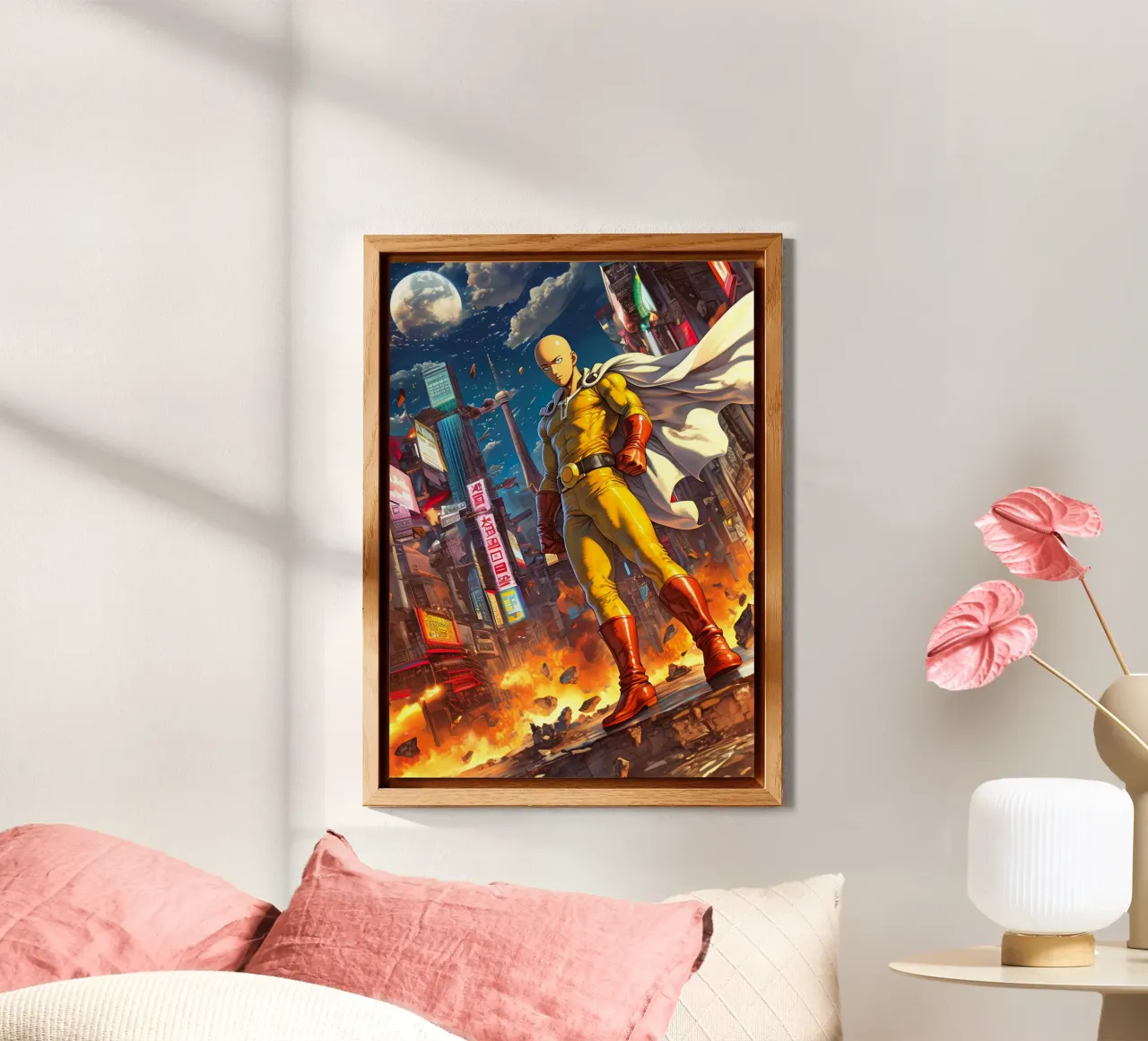 One Punch Man alluminio dibond da Stellar Creative