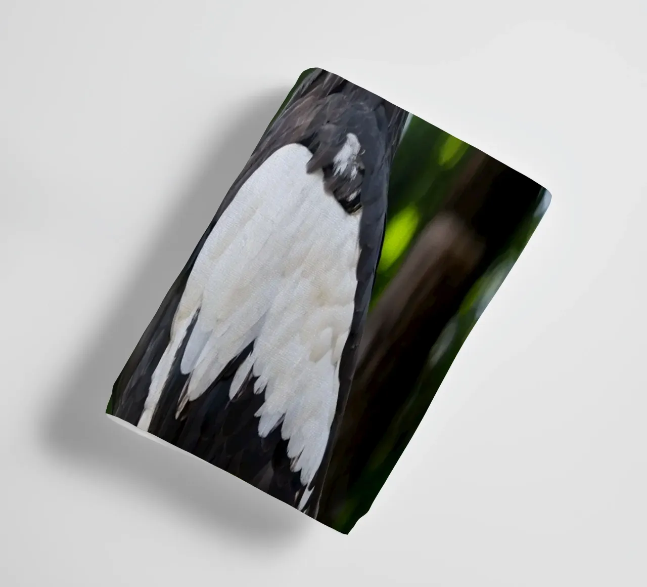 Close-up of an eagle in nature towel by DiveDuke